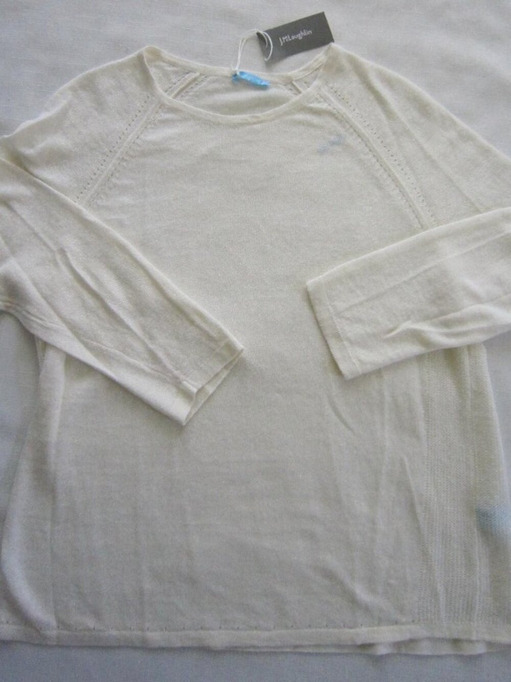 J. McLaughlin Linen Knit Sweater, Sz M, NWT